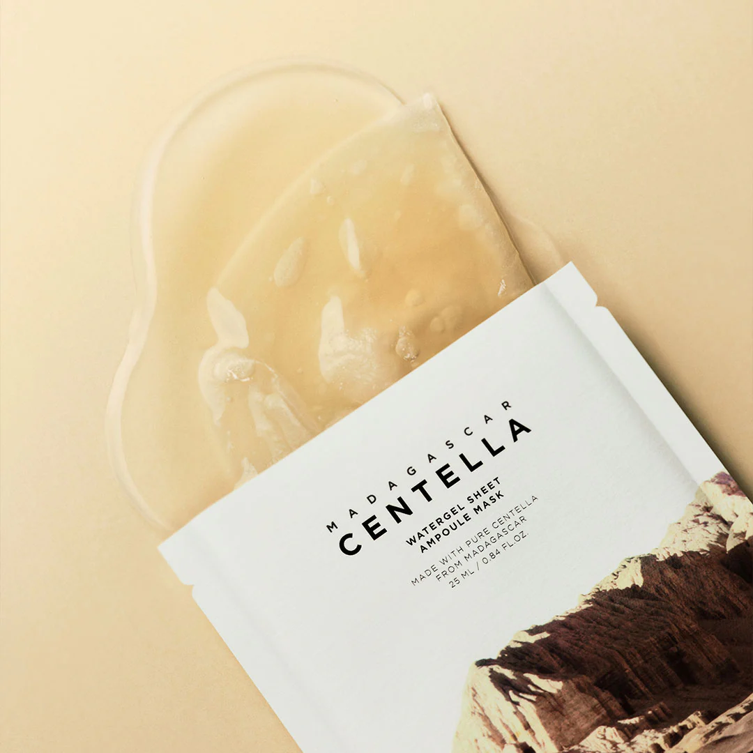 Water Centella Watergel Sheet Ampoule Mask Masque Apaisant – Image 2